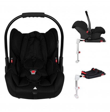 Ickle Bubba Galaxy Group 0+ Car Seat With ISOFIX Base - Black
