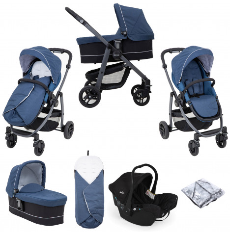 Graco Evo Avant (Juva) Travel System with Carrycot - Ink