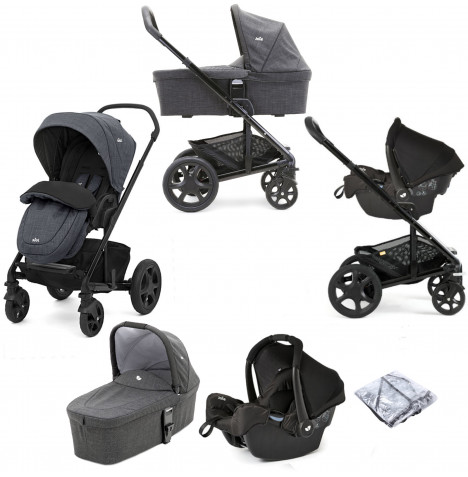 Joie Chrome DLX (Gemm) Travel System With Carrycot - Pavement