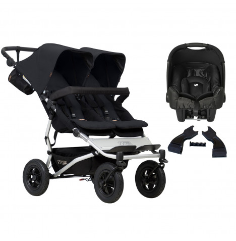 Mountain Buggy Duet V3 (Gemm) Travel System - Black