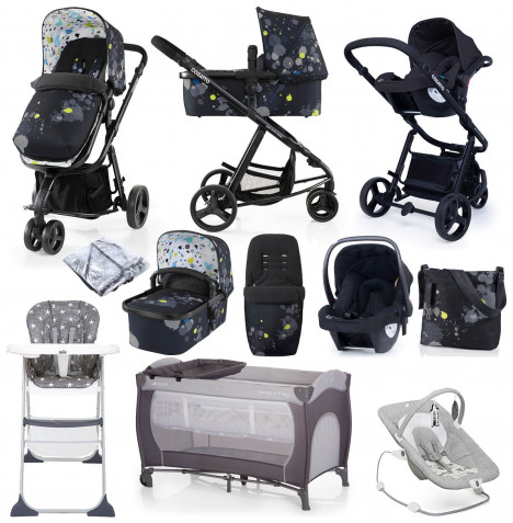 Cosatto Giggle 2 (Hold) Everything You Need Travel System Bundle - Berlin Black