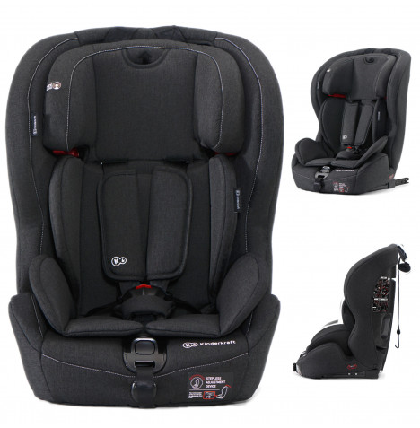 Kinderkraft Safety-Fix Group 123 ISOFIX Car Seat - Black