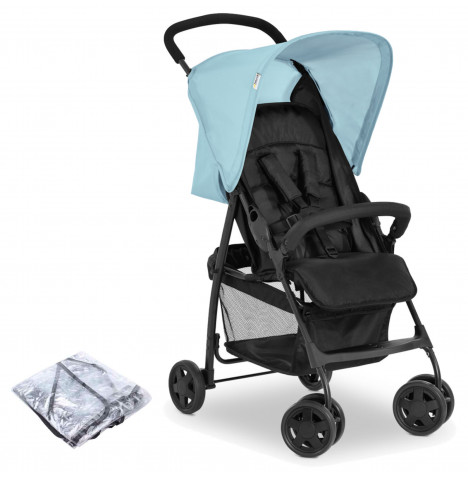 Hauck Sport Pushchair Stroller With Raincover - Blue