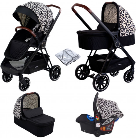 My Babiie MB250 *AM to PM by Christina Milian* Travel System - Leopard