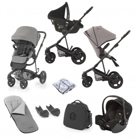 Babystyle Hybrid 2 (Gemm Car Seat) Travel System with Accessories - Mist