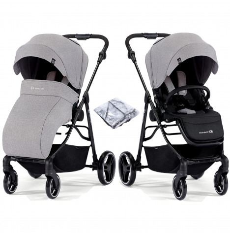 Kinderkraft Vesto Pushchair Stroller - Grey