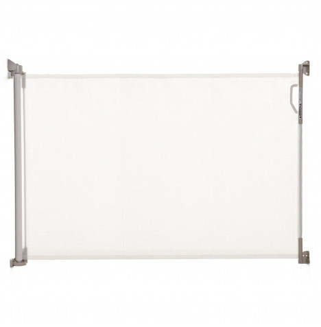Stork Retractable Baby Safety Gate - White