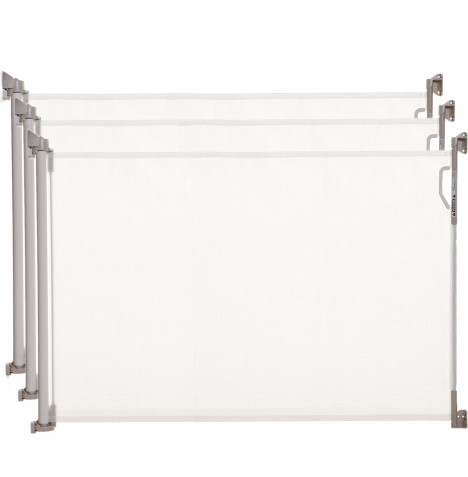 Stork Retractable Baby Safety Gate (Pack of 3) - White