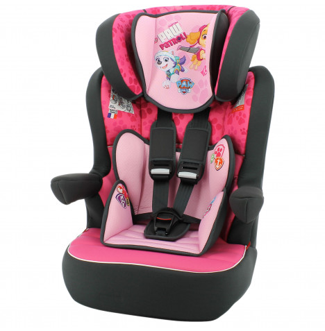 Nania Imax SP Group 123 High Back Children's Booster Seat - Paw Patrol Pink