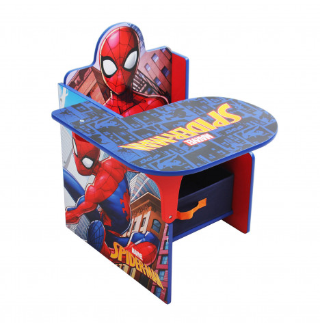 Nixy Children Chair Desk with Strorage Bin - Spiderman