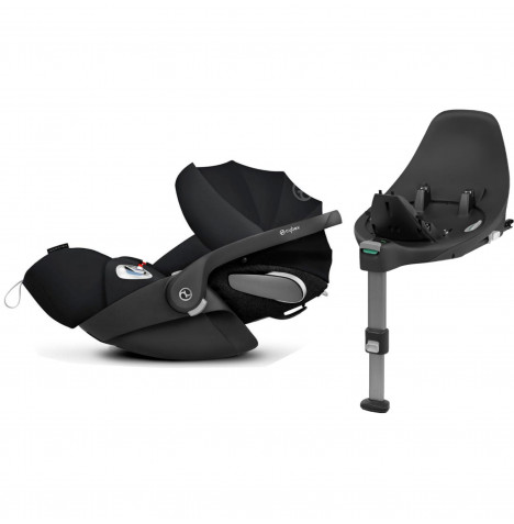 Cybex Cloud Z i-Size Infant Car Seat with ISOFIX Base - Deep Black