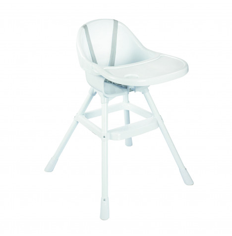 Compact Baby Toddler Highchair - White
