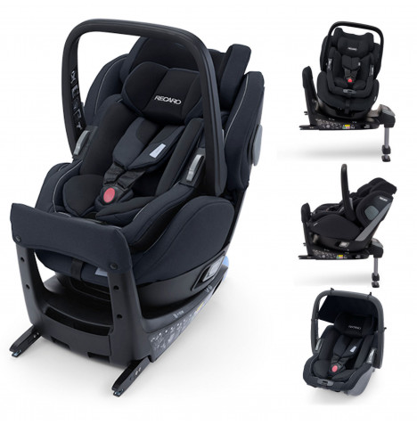 Recaro Salia Elite Prime 360 Rotating 2in1 i-Size Car Seat with ISOFIX Base - Mat Black