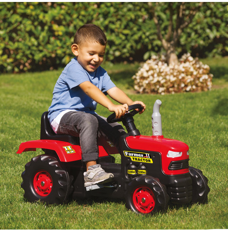 Ride-On Pedal Operated Tractor - Red (3 Years+)