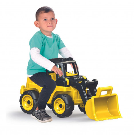 Giant Ride-On Loader Truck - Yellow and Black (2 - 6 Years)