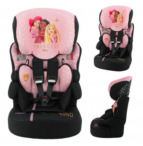 Disney Princess Linton Comfort Plus Luxe Group 123 Car Seat - Pink (9 Months-12 Years)