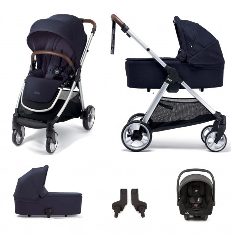 Mamas & Papas Flip XT2 (i-Snug 2 Car Seat) Travel System with Carrycot - Navy