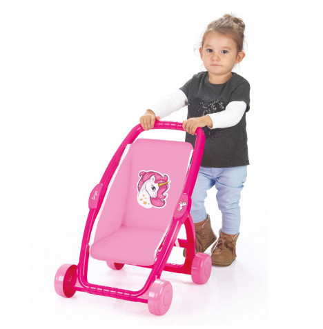 Unicorn Doll Stroller - Pink