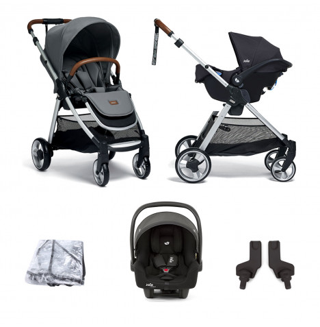 Mamas & Papas Flip XT2 (i-Snug 2 Car Seat) Travel System  - Fossil Grey