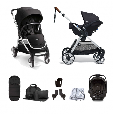 Mamas & Papas Flip XT2 7pc Essentials (Gemm Car Seat) Travel System  - Black