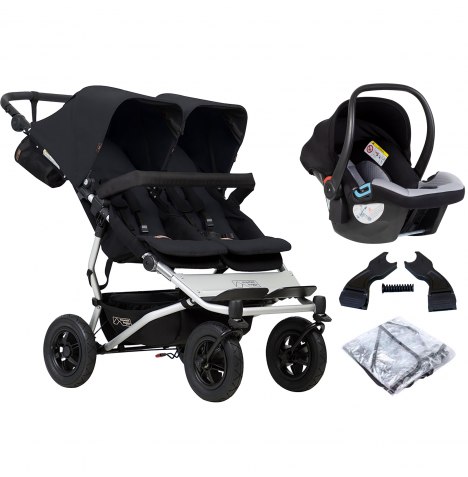 Mountain Buggy Duet V3 (Protect) Travel System - Black
