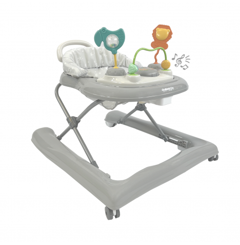 Puggle In the Jungle Speedy 2 in 1 Baby Walker - Special Edition - Scattered Stars Grey