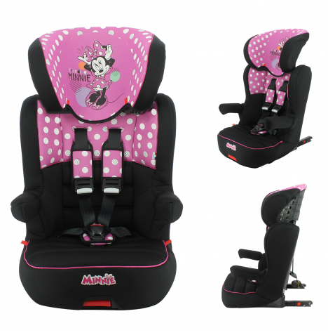 Minnie Mouse Kingston Safety Plus ISOFIX Group 1,2,3 Car Seat 