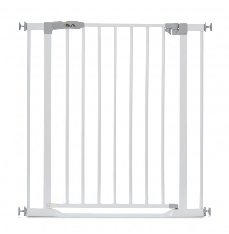Hauck Clear Step Flat Portable Baby Safety Gate (75cm - 80cm) - White