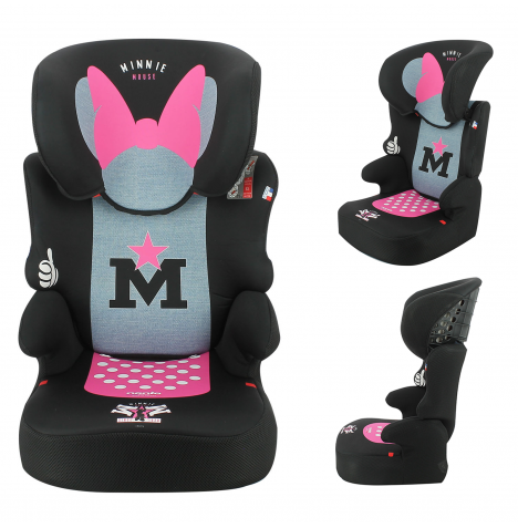 Disney Befix Group 2/3 Car Seat - Minnie Mouse
