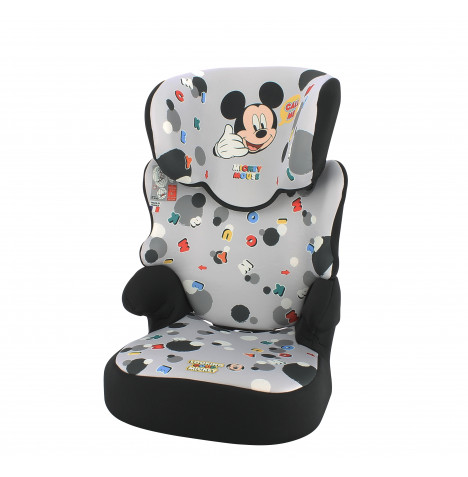 Disney Befix Group 2/3 Car Seat - Mickey Mouse Grey
