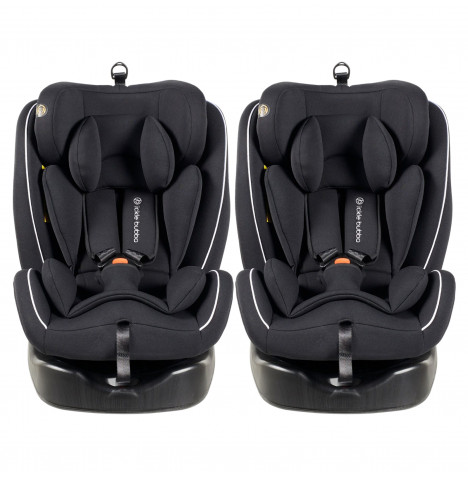 Ickle Bubba Rotator 360 Spin Group 0+/1/2/3 Car Seat - Black (2 Pack)