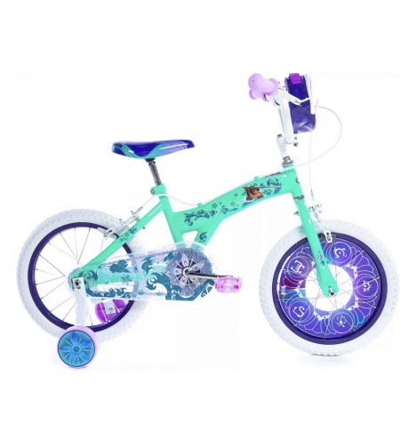 Huffy Disney Raya 16" Wheeled Girls Bike - Green (5-8 Years)