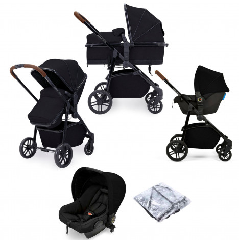 Ickle Bubba Zira Moon 3 in 1 (Astral) Travel System - Black / Tan