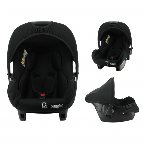Puggle Alston Comfort Plus Group 0+ Infant Carrier Car Seat - Black