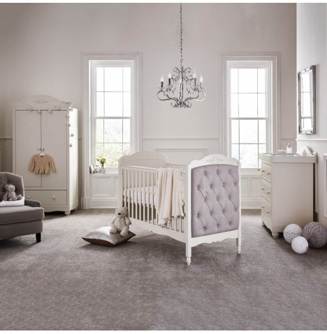 Mee-Go Epernay Cot Bed 4 Piece Nursery Furniture Set - Grey