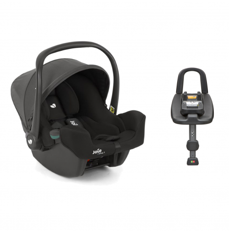 Joie i-Snug 2 Group 0+ (Birth - 12 Months) Infant Car Seat with i-Base Advance ISOFIX Base - Coal
