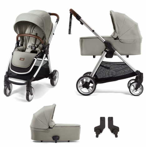 Mamas & Papas Flip XT2 2in1 Pushchair Stroller with Carrycot - Sage Green