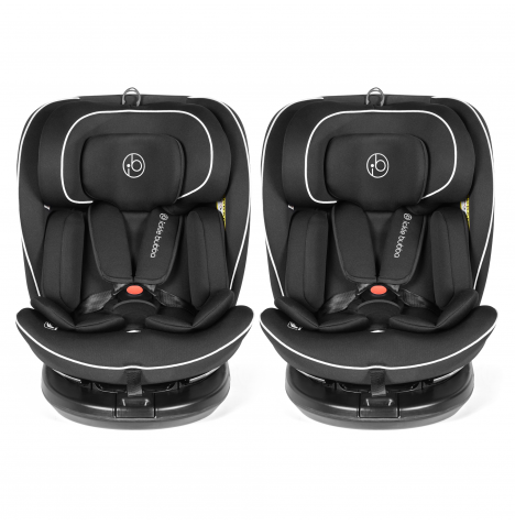 Ickle Bubba i-Size Rotator 360° Spin Group 0+/1/2/3 ISOFIX Car Seat (2 Pack) - Black (0-12 Years)