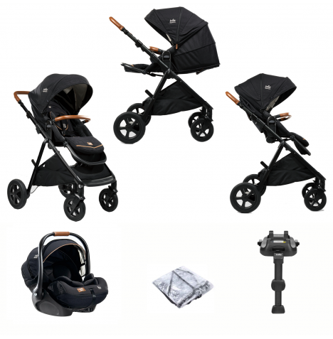 Joie Aeria (i-Level Recline) Travel System with LX2 ISOFIX Base - Eclipse