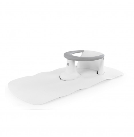 Portable Bath Seat with Anti-Slip Mat - Grey