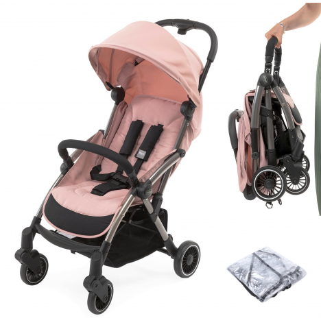 Chicco Cheerio Compact Pushchair Stroller – Blossom Pink 