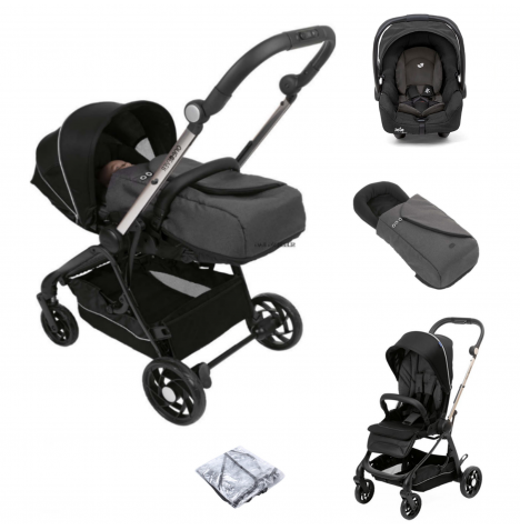 Chicco One4ever Gemm Travel System & Snuggle Pod – Pirate Black