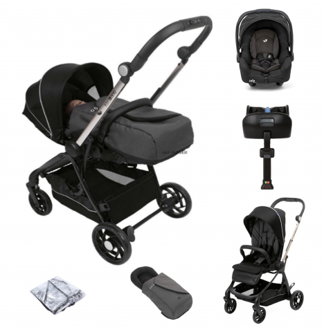 Chicco One4ever Gemm ISOFIX Travel System & Snuggle Pod – Pirate Black 