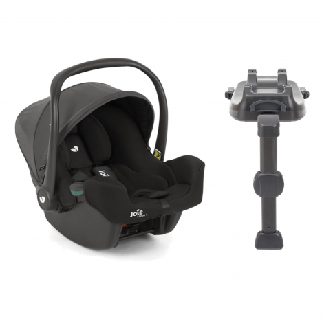 Joie i-Snug 2 Group 0+ (Birth - 12 Months) Infant Car Seat with i-Base LX2 ISOFIX Base - Coal