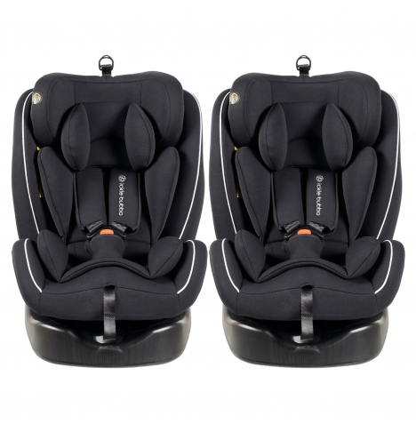 Ickle Bubba Rotator 360° Spin Group 0+/1/2/3 Car Seat (2 Pack) - Black (0-12 Years)