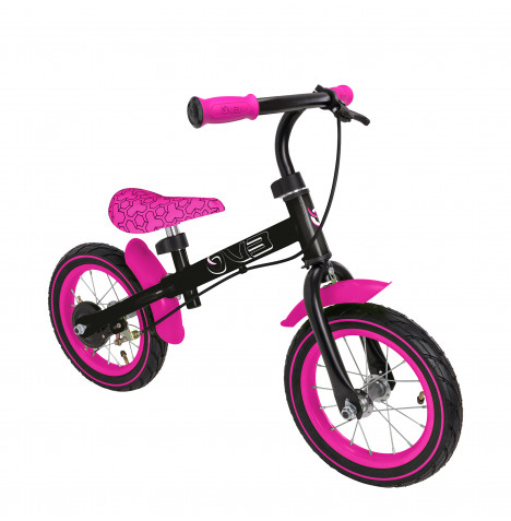 Evo Explorer Kids Balance Bike with Brake - Pink (2 to 5 years) 