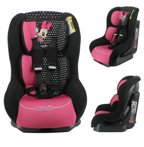 Disney Minnie Mouse Tilbury Luxe Comfort Safe Group 0+/1 Car Seat - Pink