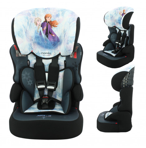 Disney Frozen Linton Comfort Plus Group 1/2/3 Car Seat with Insert - Blue (9 Months-12 Years)