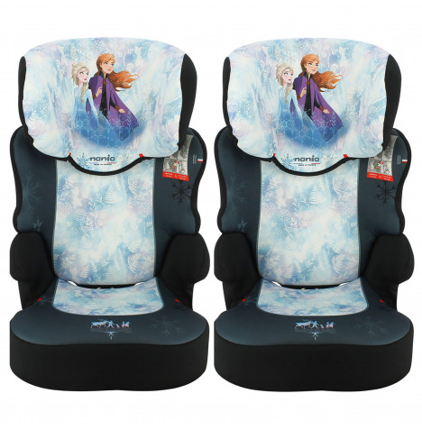 Disney Frozen Elson Safety Plus Group 2/3 ISOFIX Car Seat (2 Pack) - Blue (4-12 Years)