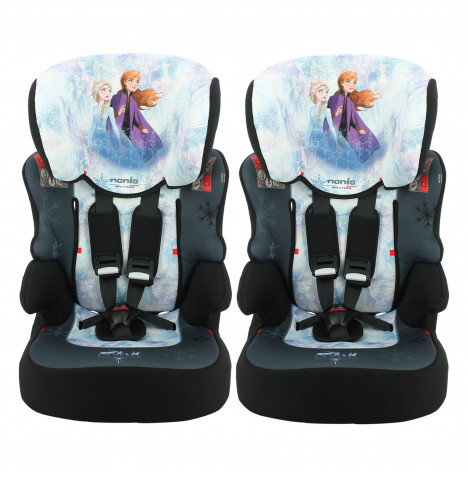 Disney Frozen Linton Comfort Plus Group 1/2/3 Car Seat (2 Pack) - Blue (9 Months-12 Years)